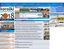 Tablet Screenshot of koroska-kosarka.si